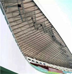 專業線陣音響系統入駐黔南州體育館 助力60周年州慶【爵士龍】