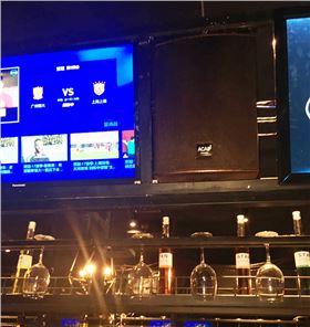 進口專業音響設備入駐娛樂露天酒吧