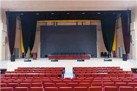 天津某校多功能廳選用爵士龍JSL數字有源線陣音響系統