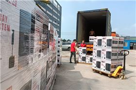 巴西客戶定制350套有源線陣順利出貨