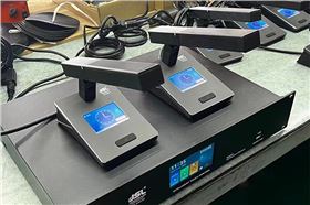 廣東某政府單位會議室使用爵士龍手拉手會議系統