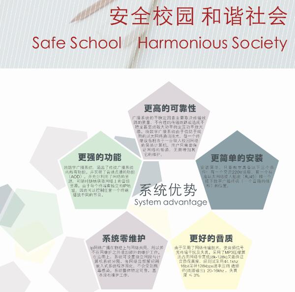 校園公共廣播系統(tǒng)設計【爵士龍音響】