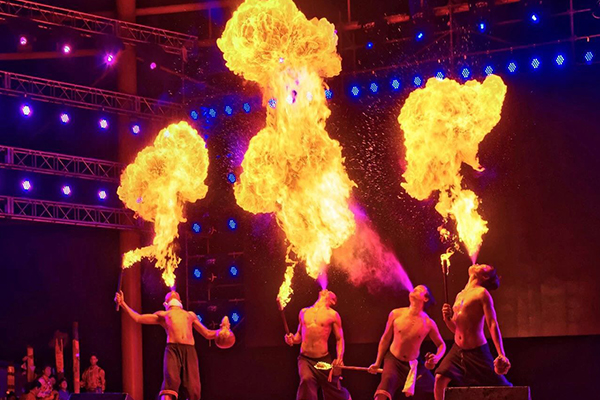 爵士龍(JSL)舞臺音響設備與您共赴云南民族村狂歡盛宴【火把節】