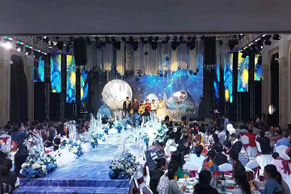 【爵士龍音響】LAB608線陣列系統(tǒng)助力河南焦作艷陽天酒店