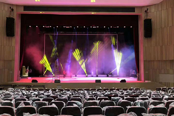 爵士龍專業舞臺音響系統助力廣東云浮藥科大學