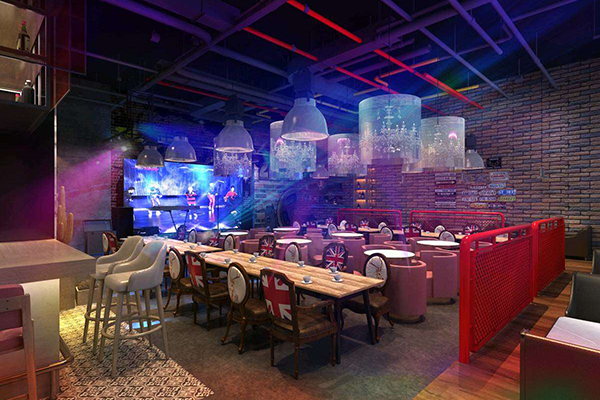 江蘇鎮(zhèn)江吾悅風(fēng)野音樂(lè)餐吧采用爵士龍專業(yè)音響系統(tǒng)【爵士龍音響】