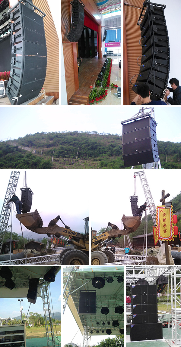 JSL爵士龍音響線陣的安裝步驟