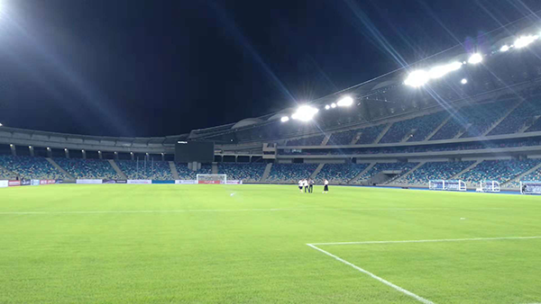 海口市五源河體育中心選用爵士龍專業線陣音響系統