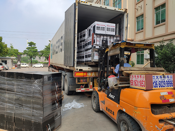 喜訊!JSL爵士龍第二批要遠航巴西的音響訂單順利裝箱