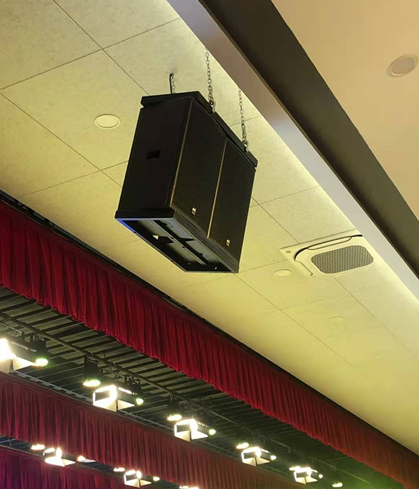 專業(yè)音響系統(tǒng)應(yīng)用于佛山順德聚勝小學(xué)多功能廳【爵士龍音響】