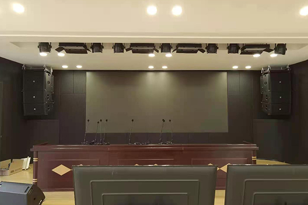 JSL爵士龍線陣音響系統(tǒng)應用浙江麗水縉云供電局報告廳