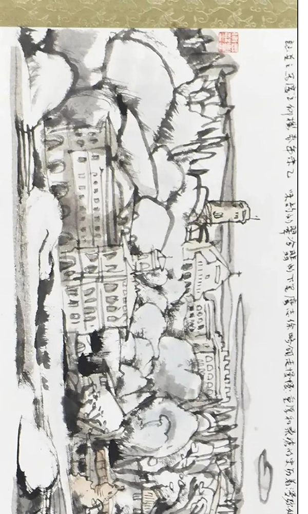 【畫作欣賞】藝術(shù)源自生活,著名畫家王立慶教授為萬昌創(chuàng)作寫意畫作