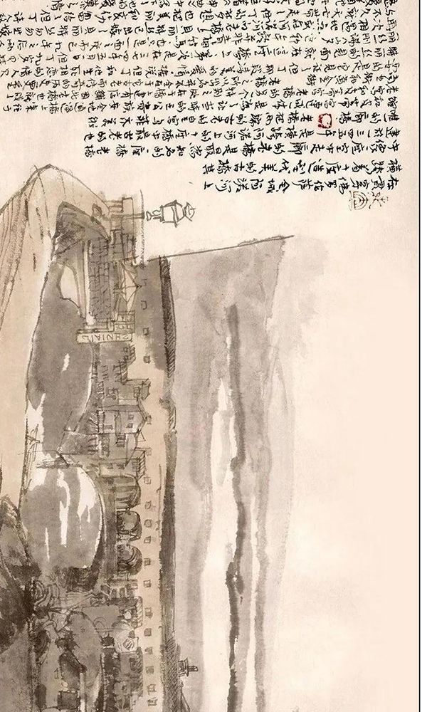 【畫作欣賞】藝術(shù)源自生活,著名畫家王立慶教授為萬昌創(chuàng)作寫意畫作