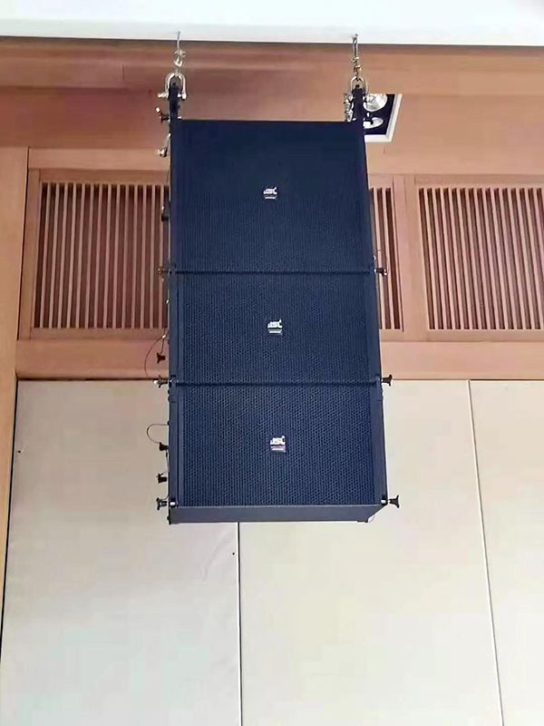 威海市藍(lán)湖賓館選用爵士龍GL有源線陣音響產(chǎn)品