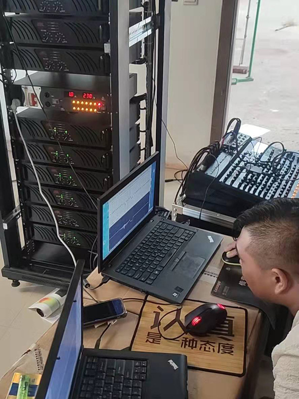 濟南市高鐵西站體育館選用爵士龍線陣音箱系統