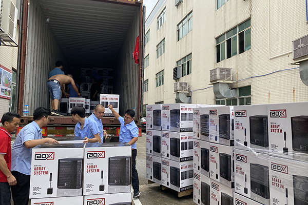 巴西訂單成功發貨,350套有源線陣音響遠銷海外