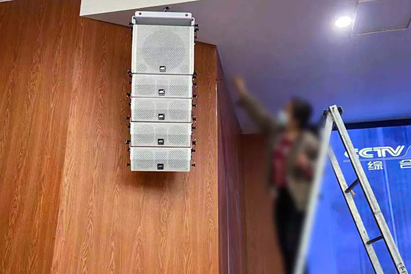 爵士龍新品LA雙4寸線陣音箱系統,應用于云南廉政教育基地