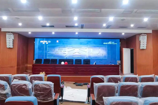 爵士龍新品LA雙4寸線陣音箱系統,應用于云南廉政教育基地