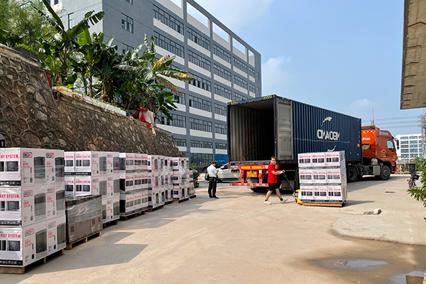 巴西客戶定制350套有源線陣順利出貨