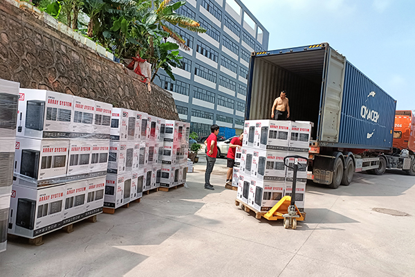 巴西客戶定制350套有源線陣順利出貨