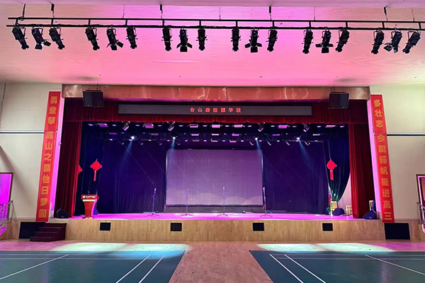 爵士龍專業(yè)音響設(shè)備助力臺山碧桂園學(xué)校報告廳