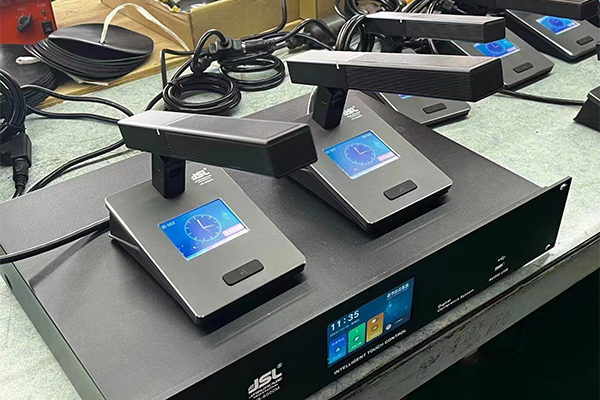 廣東某政府單位會議室使用爵士龍手拉手會議系統