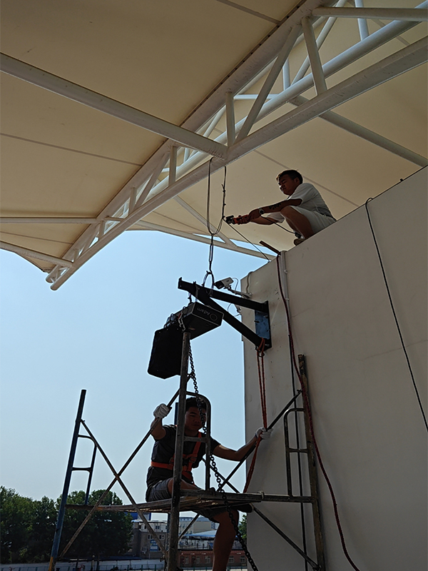 JSL爵士龍專業(yè)音響助陣開(kāi)封文化藝術(shù)職業(yè)學(xué)院風(fēng)雨操場(chǎng)