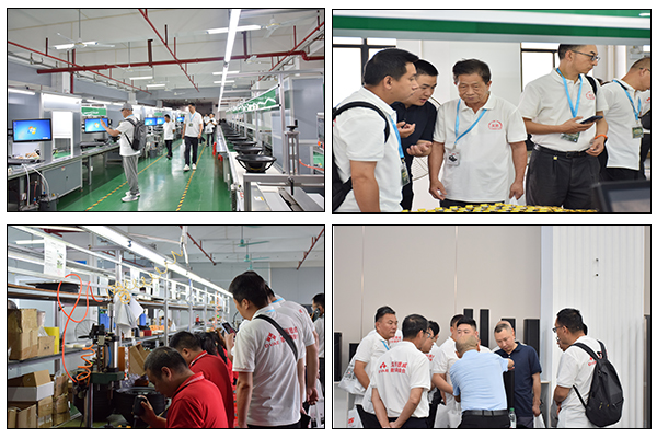 慧聰網百人代表團蒞臨爵士龍音響參觀交流,共探聲學科技未來