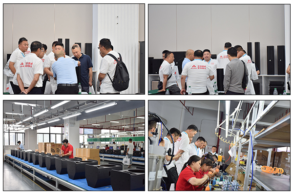 慧聰網百人代表團蒞臨爵士龍音響參觀交流,共探聲學科技未來