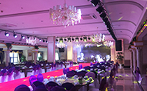 宴會廳采用專業線陣音響系統 宴會廳采用專業線陣音響系統